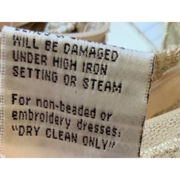 Jovani womens cocktail dress size 4 flesh  color  34ch 26w 36h  39L - Picture 8 of 11